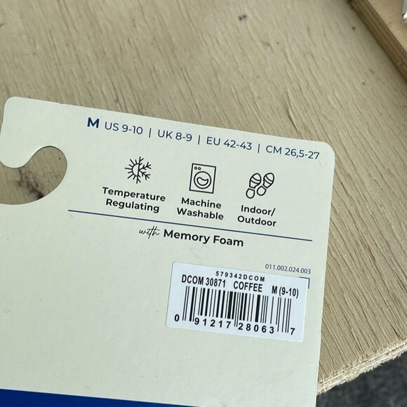 Dearfoams Men's Brendan Memory Foam Clog Slipper 9-10 S129 - Picture 7 of 8